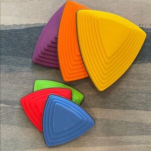 Colorful Stacking Triangle Toy Set